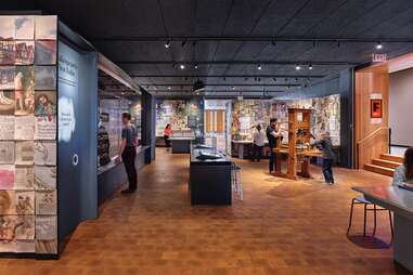 Interior of Folger Shakespeare Library