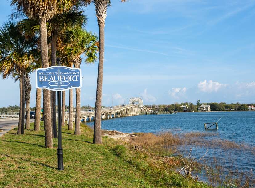 woods memorial bridge beaufort south carolina