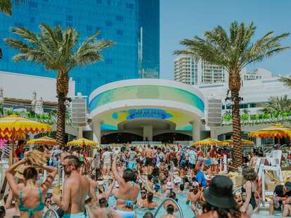 pool party at LIV Beach