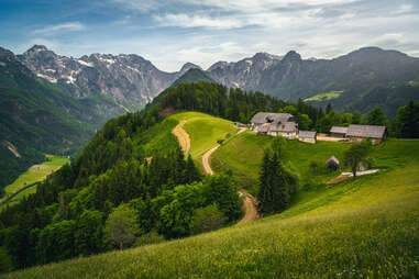 Solčava, Slovenia, beautiful valley, between mountains