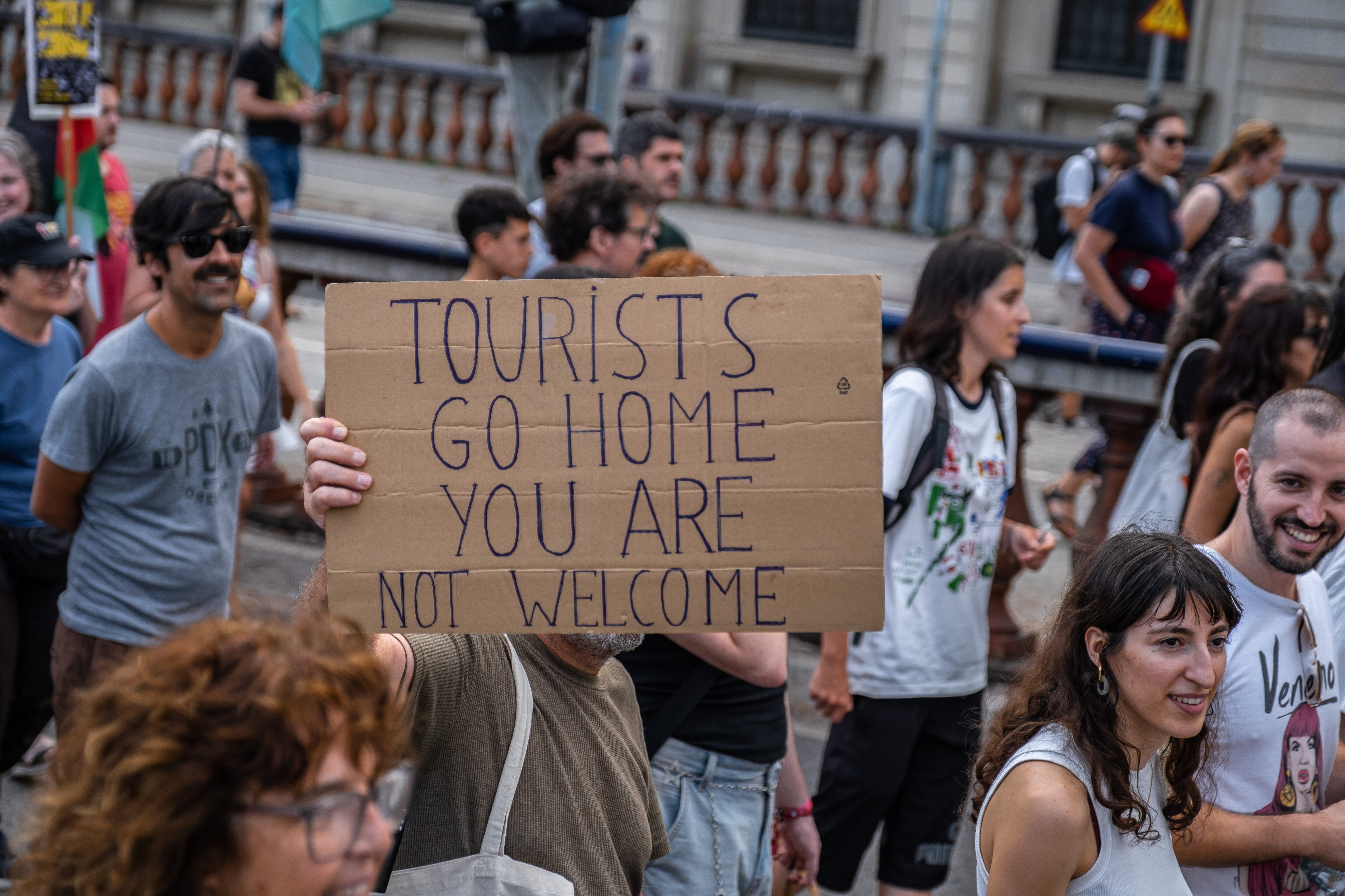 Barcelona Residents Are Spraying Tourists with Water Guns