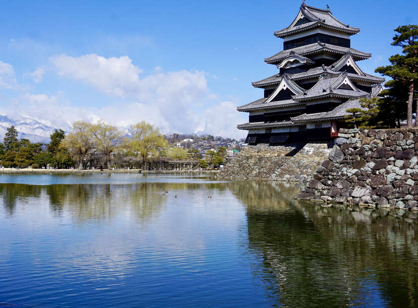 Matsumoto black castle, Japan