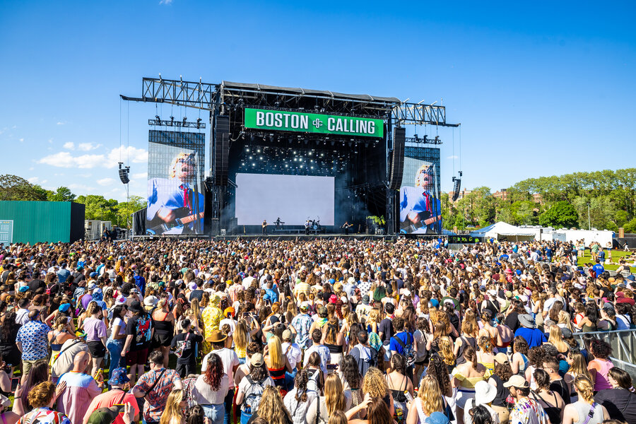 Colorful concert crowd enjoying a performance in Colorado Springs 2025