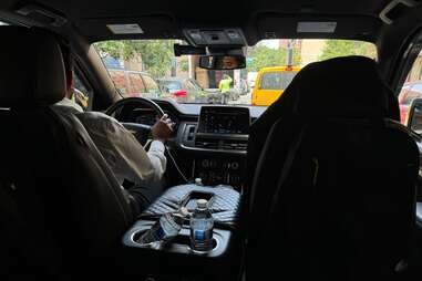 Interior of a Blacklane car