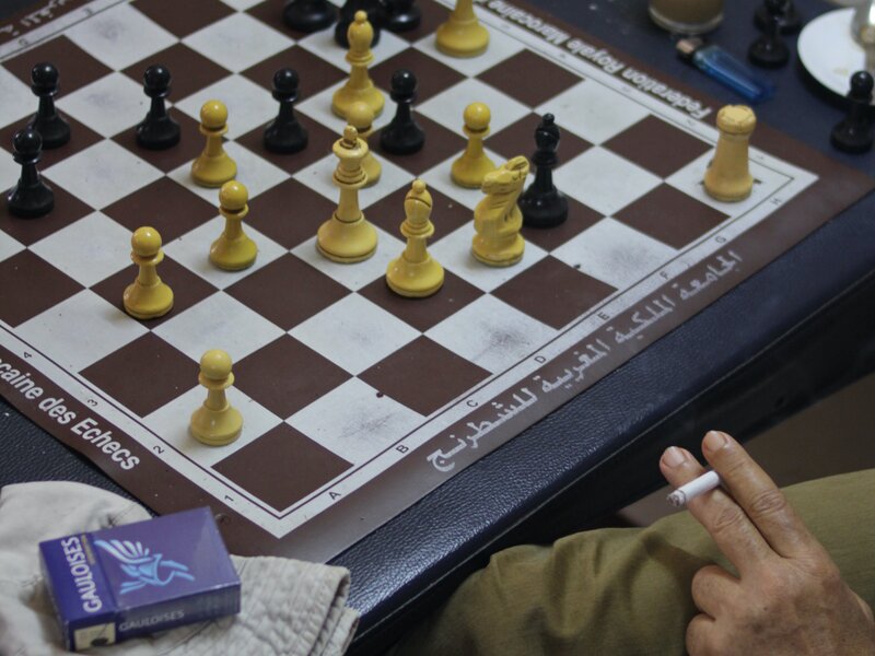 Heaven’s Smoke-Filled Waiting Room Is a Chess Club in Casablanca