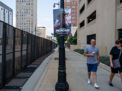 milwaukee street during the RNC