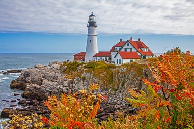 Portland Head Lighthouse during the Fall season