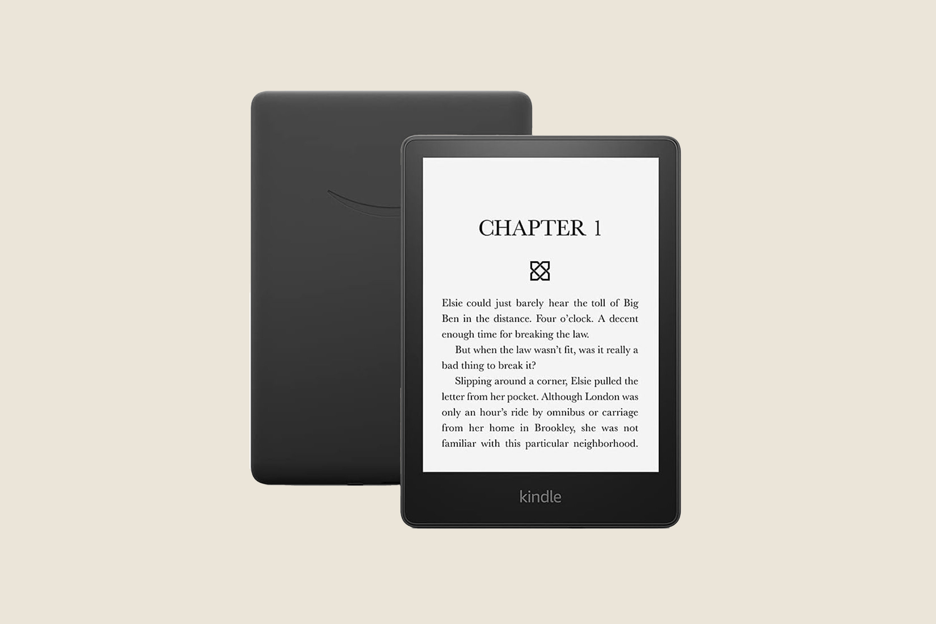 A photo of a Kindle