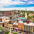 Macon, Georgia, USA downtown cityscape