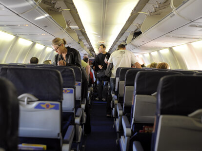 Southwest Airlines boarding