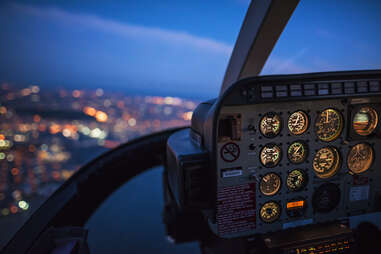 airplane cockpit