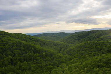 view over Watoga State Park