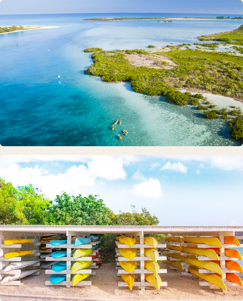 turks and caicos kayak tour