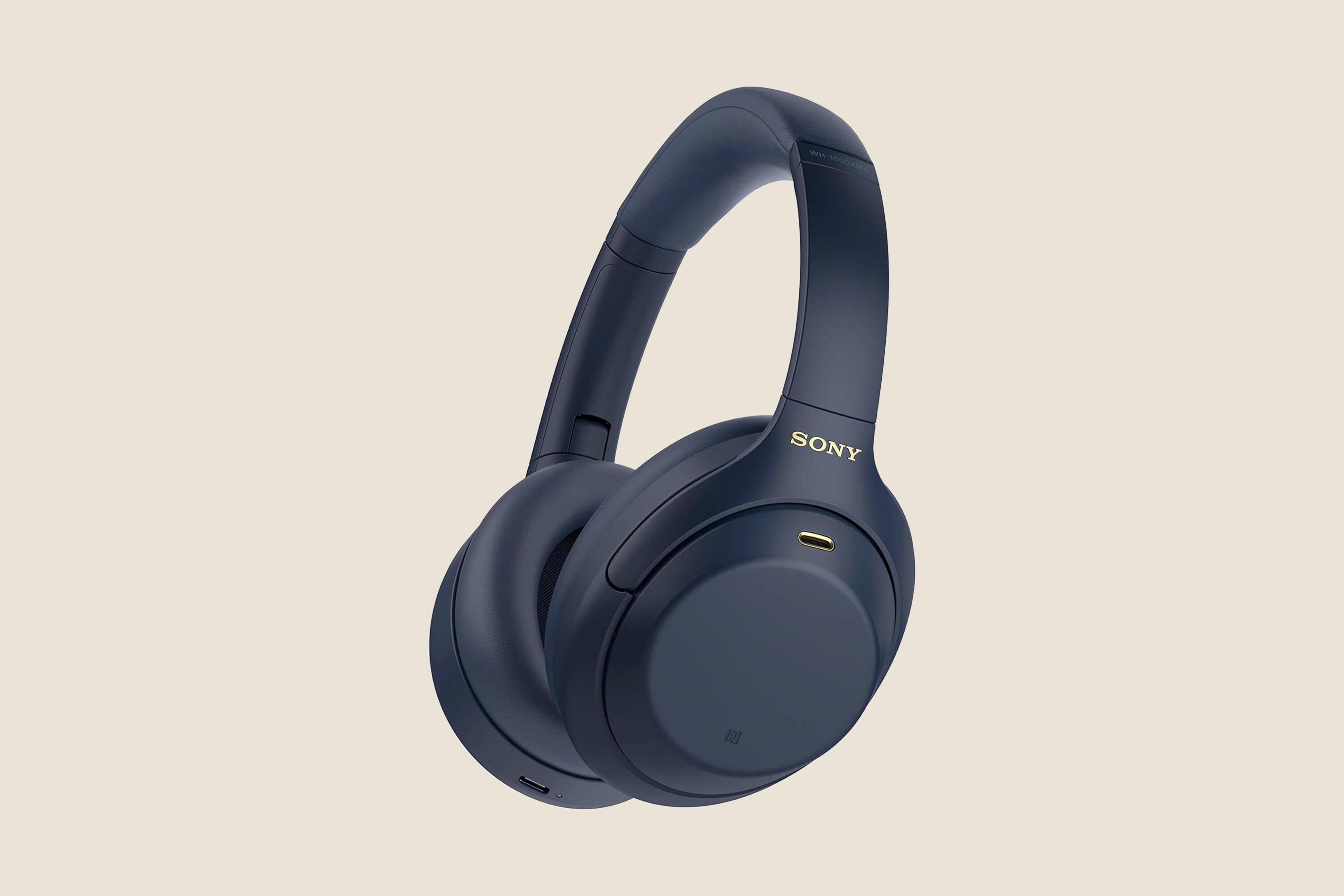 An image of Sony noise canceling headphones