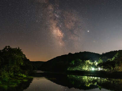 Watoga State Park west virginia milky way stargazing