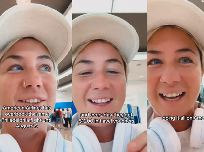 Susan Berry hopes to get $10,000 in flight vouchers