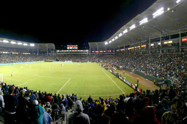 la galaxy soccer game in carson, ca