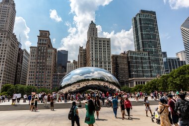 chicago bean Millennium park