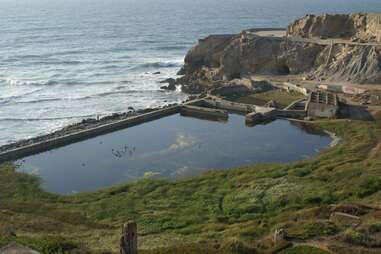 sutro baths on the pacific coast in san francisco