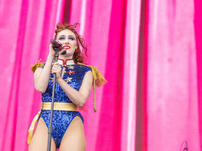 CHAPPELL ROAN during the Outside Lands Music Festival in San Francisco, California.