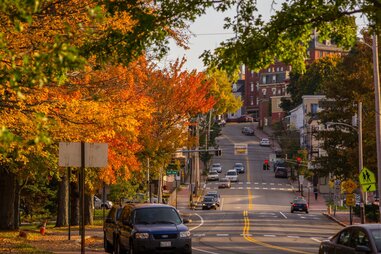 Portland Maine in the fall