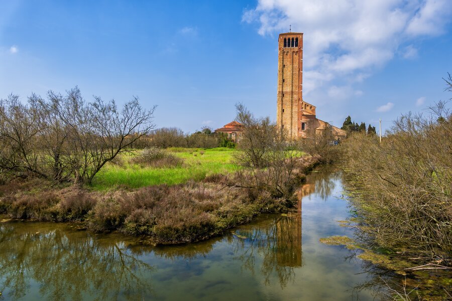 Torcello is an almost empty island, just a short drive from Venice