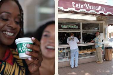 Cafecitos and lunch at Versailles