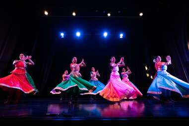 Dancers at the Bhavan, London