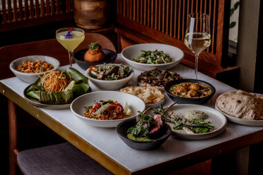 Food at Pahli Hill, London
