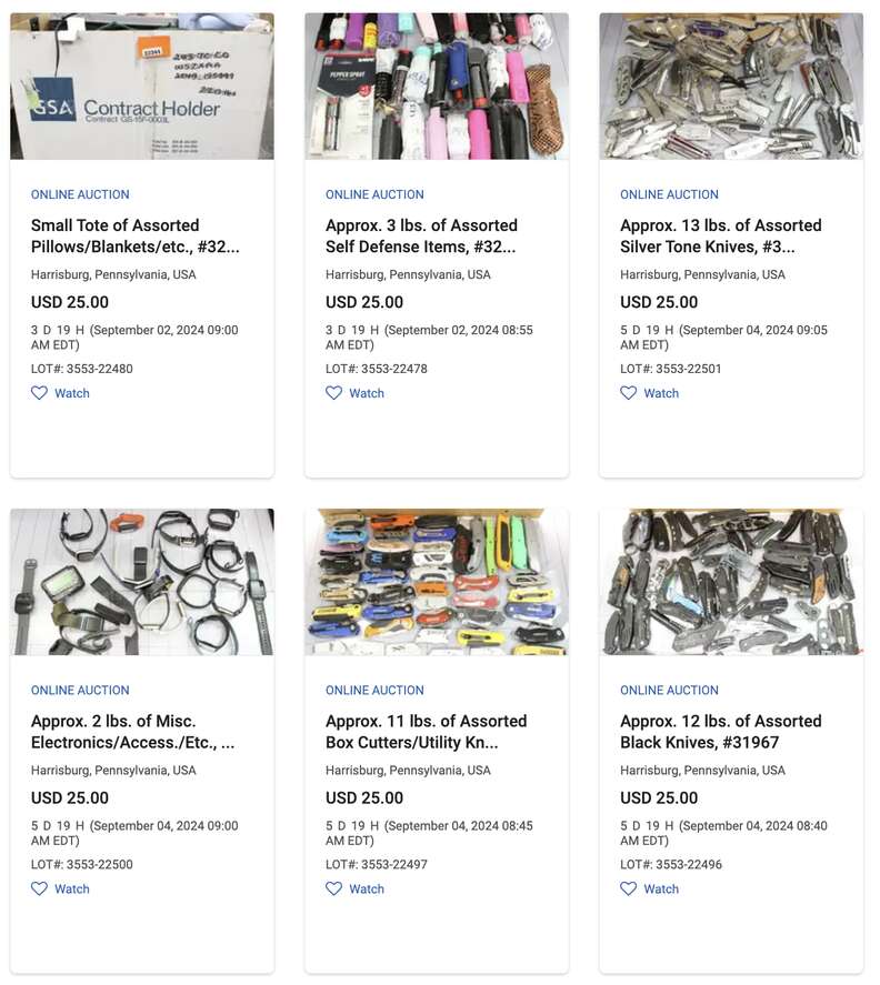 TSA Confiscated Items Are for Sale Online For Cheap, Including Airpods ...