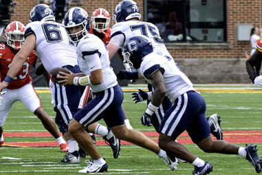 Connecticut Huskies versus the Maryland Terrapins