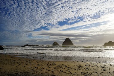 Tunnel Beach, Oregon