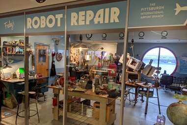 Fraley’s Robot Repair at Pittsburgh International Airport