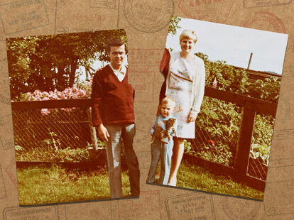 divorced family photo