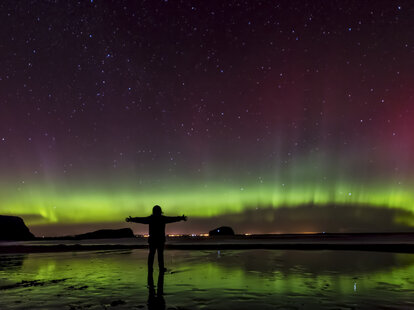 northern lights in scotland