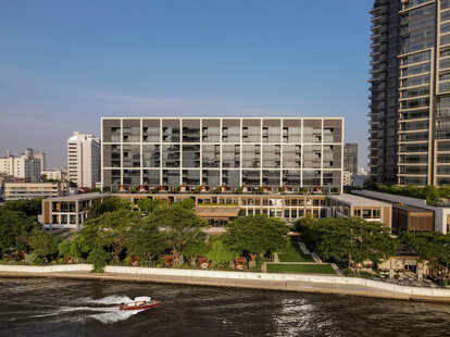 The riverside exterior of Capella