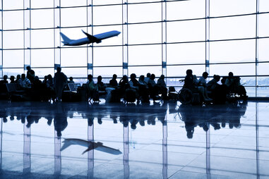 Seating area at airport