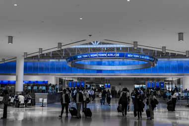 terminal 5 at jfk airport, the jetblue terminal