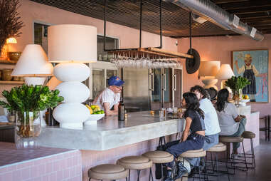 bar at butchr bar in echo park