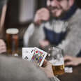 drinking game with cards