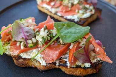 Lox Smørrebrød at Skål Beer Hall