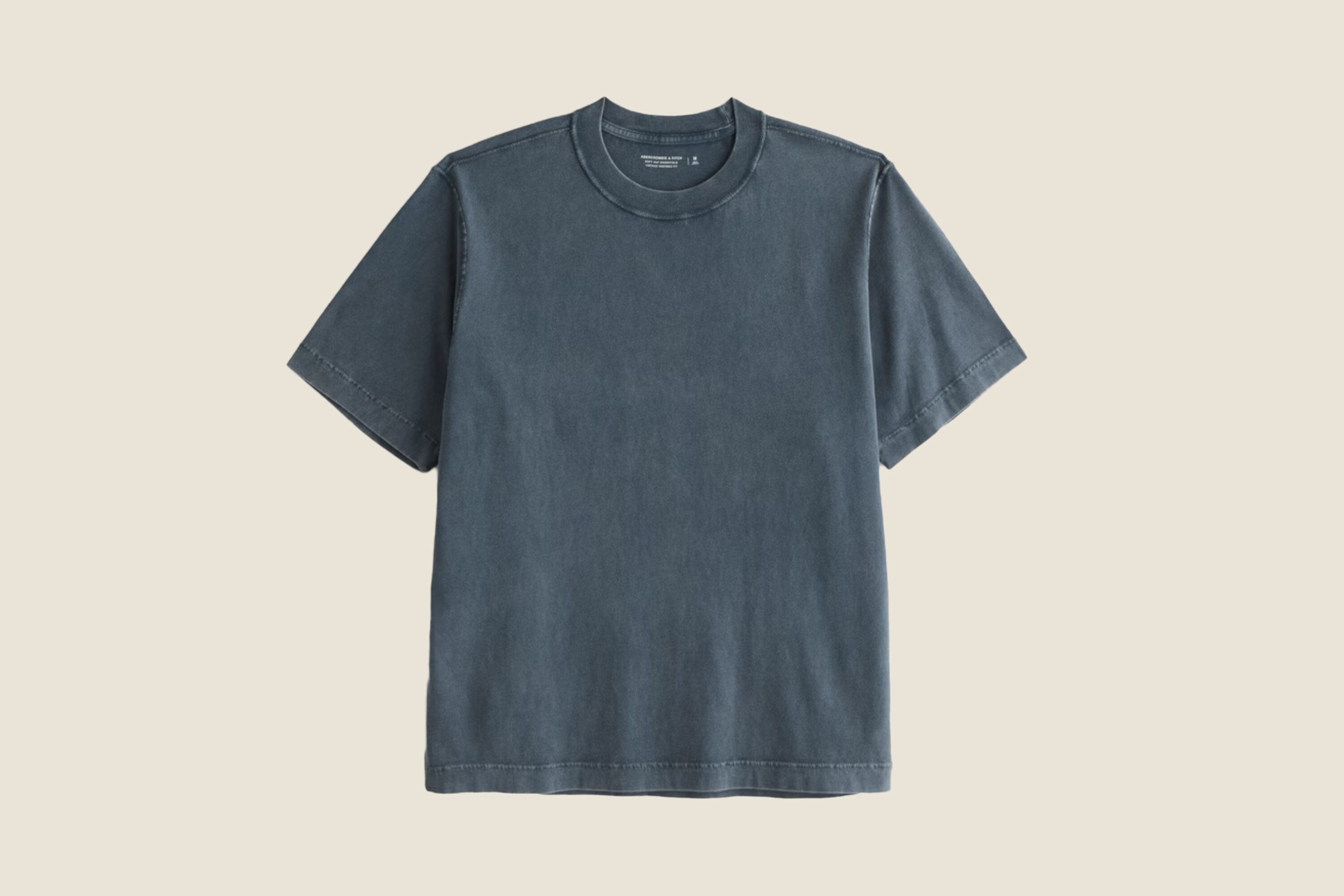 A vintage style grey t-shirt.