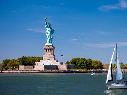 Statue of Liberty from the water