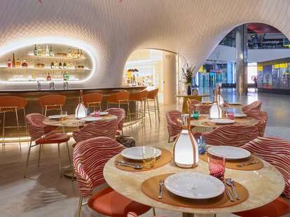 Louis Vuitton cafe in Terminal 2 of Heathrow Airport