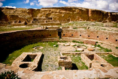 Kiva, ceremonial monument, chaco culture national historical park