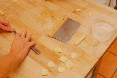 Pasta-making class at Forsythia 