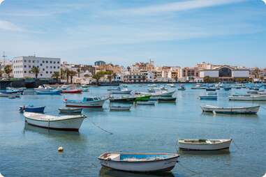 Charco de San Ginés at city of Arrecife, Lanzarote, Canary Islands