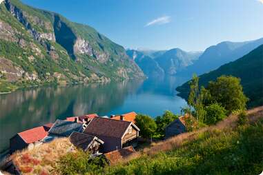 Aurlandsfjord norway