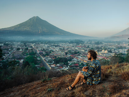 antigua guatemala active volcano