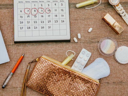 Planning travel around menstrual cycle